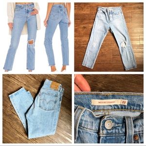 Levi’s Wedgie Straight Jeans, Sz 27